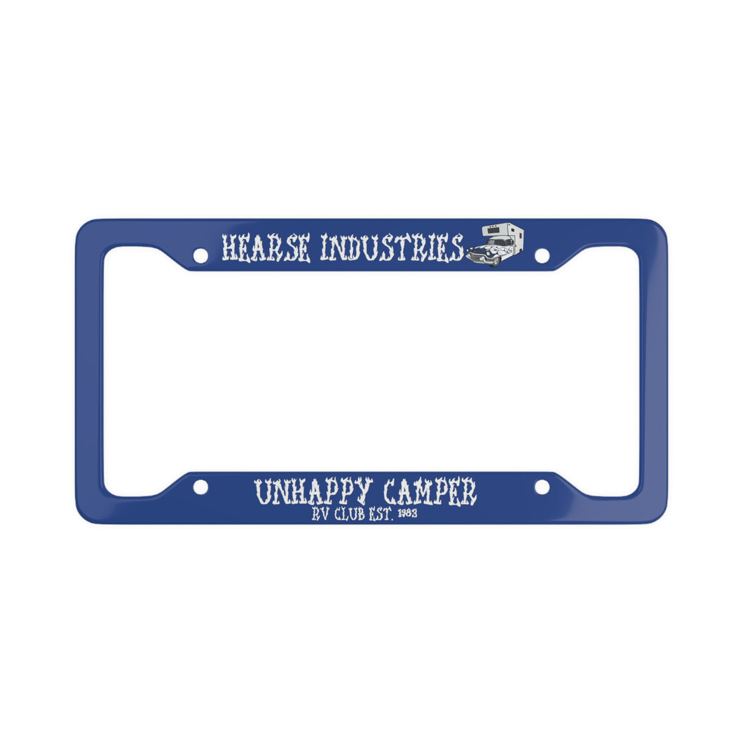 Unhappy Camper RV Plate Frame