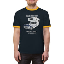 Load image into Gallery viewer, Unhappy Camper Ringer Tee