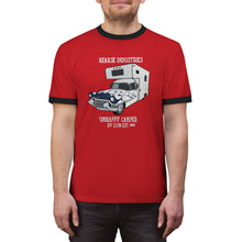 Load image into Gallery viewer, Unhappy Camper Ringer Tee