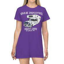 Load image into Gallery viewer, Unhappy Camper T-shirt Dress