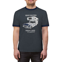 Load image into Gallery viewer, Unhappy Camper Ringer Tee